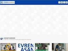 Tablet Screenshot of evrenasansor.com